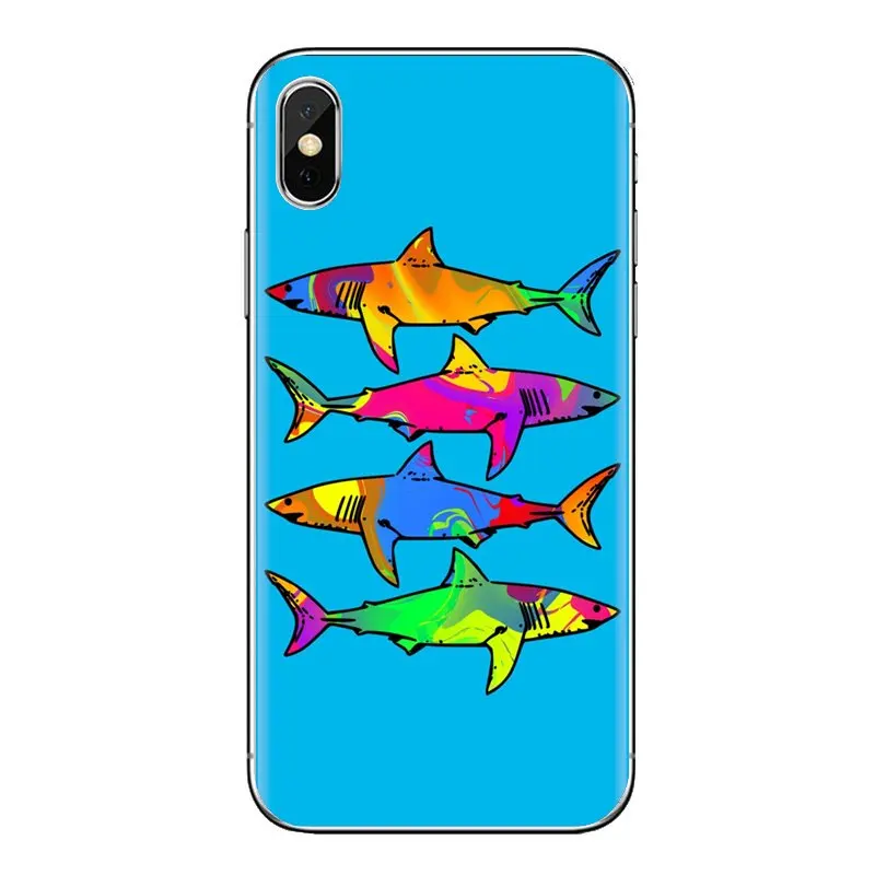 Верхняя часть чехла для HTC One U11 U12 X9 M7 M8 A9 M9 M10 E9 Plus Desire 630 530 626 628 816 820 830 с изображением 10 самых опасных животных: акула.