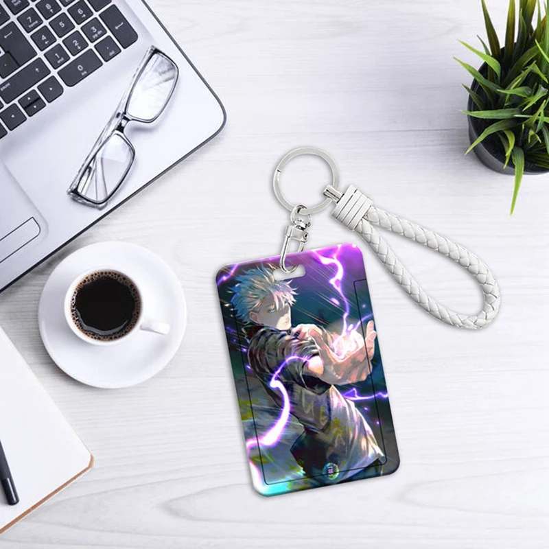 

Jujutsu Kaisen Peripheral push-pull card sleeve with lanyard tag ID card protective sleeve