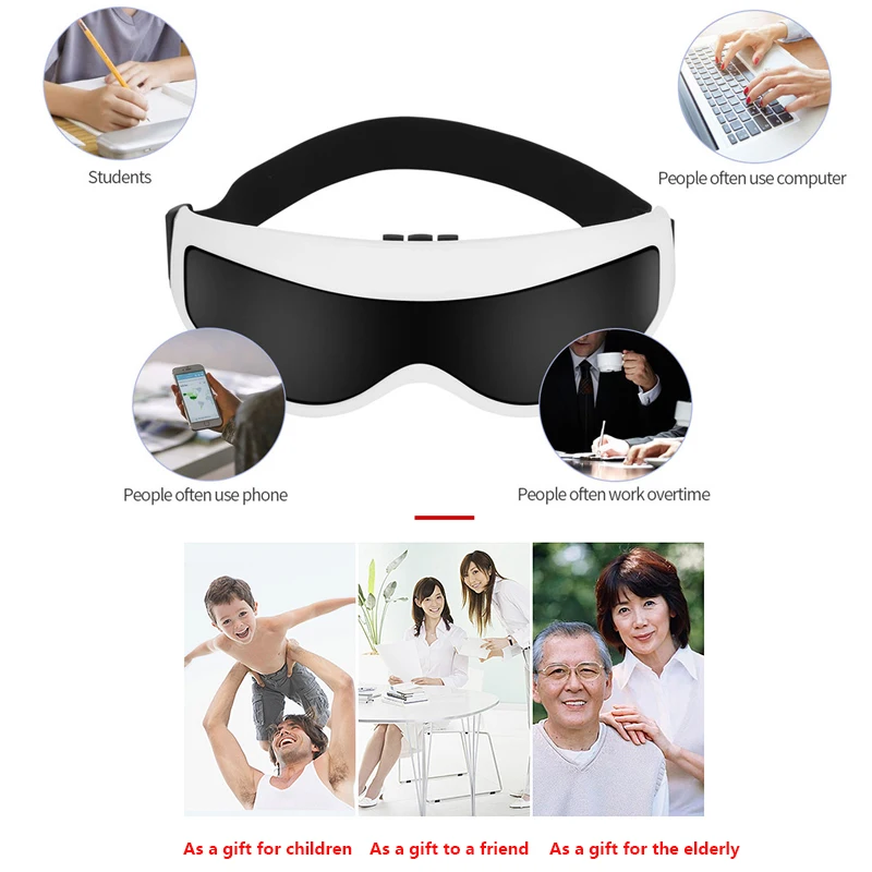 

Smart Vibration Eye Massager Magnetic Therapy Eye Care Device Multi-Frequency Vibrating Relieve Eyes Fatigue And Dark Circles