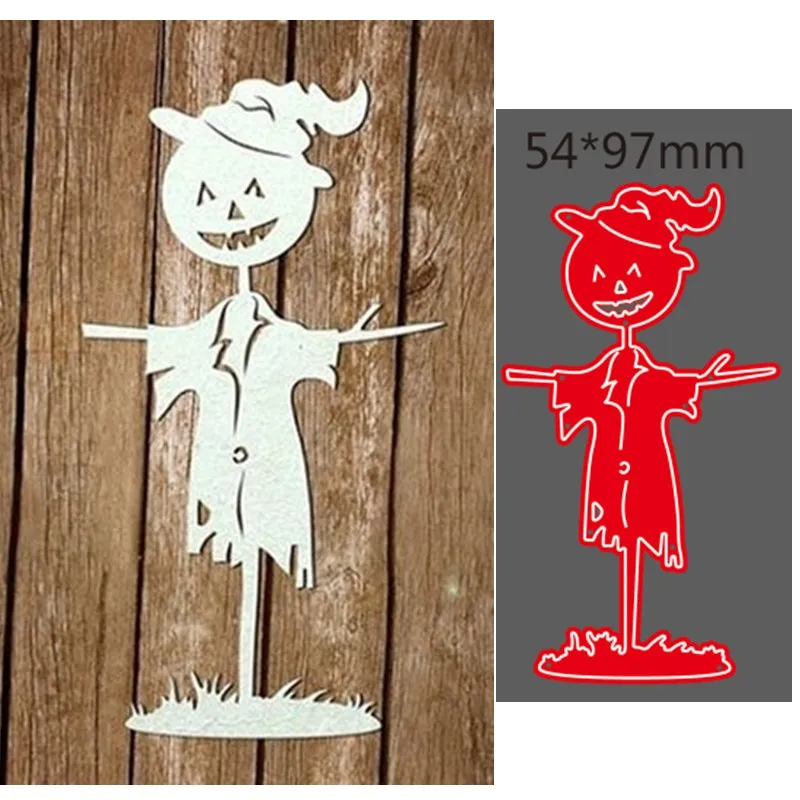 

Металлические режущие штампы, высечки, форма для Хэллоуина, пугало, украшения, скрапбук, бумага, ремесло, нож, форма, лезвие, дырокол, трафаре...