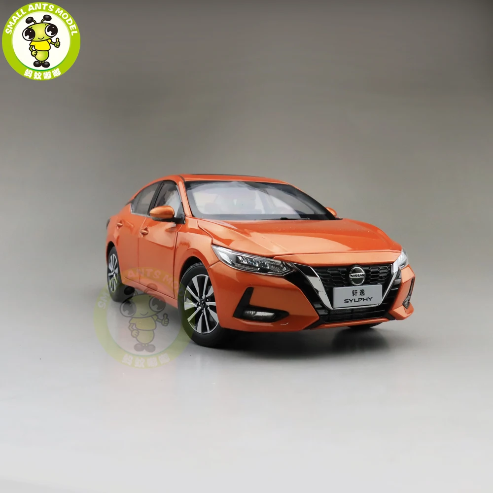 1/18 Nissan SYLPHY автомобиль из литого металла модель игрушки Дети Подарки для мальчиков и девочек оранжевый