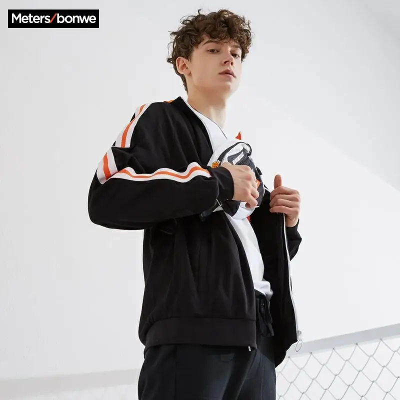 Metersbonwe Весенняя Новая модная куртка с воротником стойкой уличная бейсбольная