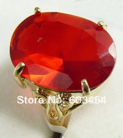 Лидер продаж&gt @ Ellipse красное циркониевое Золотое кольцо размер: 6 7 8 9/S 1 шт. хорошие