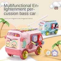 new musical instrument baby rattles mobiles toys xylophone knock piano bus beads blocks montessori educational toy for children
