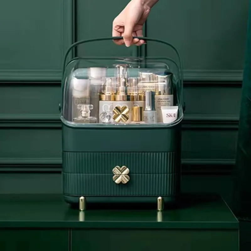 

Fashion Skin Care Products Storage Box Transparent Acrylic Desktop Finisher Drawer Storage Device Jewelry Cosmetics Organizer