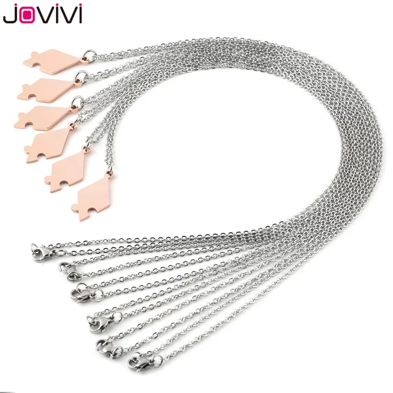 Jovivi из нержавеющей стали 5/6 шт Лучшие Друзья Ожерелье s Дружба Очарование части головоломки Кулон ожерелье ювелирные изделия подарок на день рождения