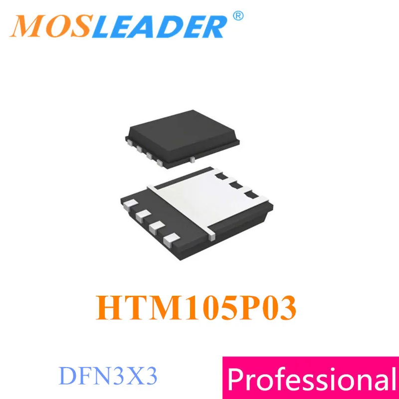 

Mosleader HTM105P03 DFN3X3 100PCS 500PCS 1000PCS P-Channel 30V 24A Chinese High quality Mosfets