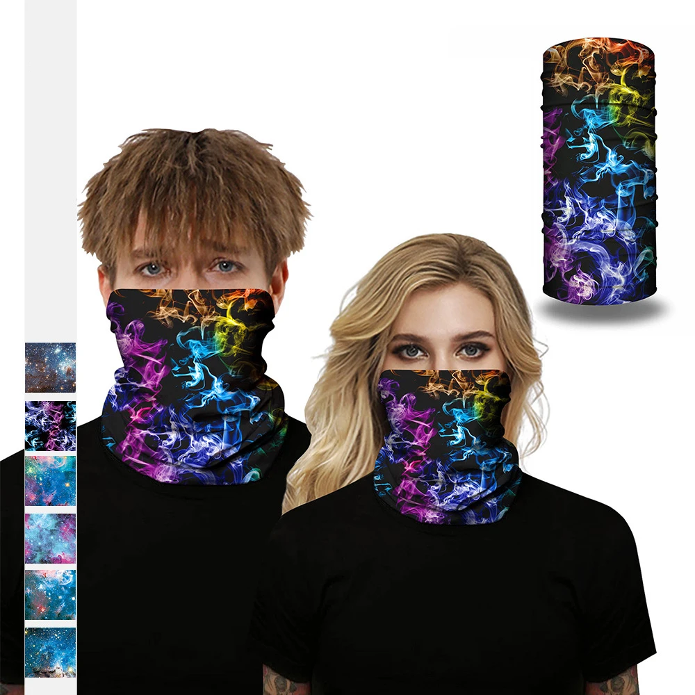 

Magic Turban Seamless Printing Full Function Ski Motorcycle Bandana Neck Tube Warmer Cycling Biker Scarf Windproof Face Masks