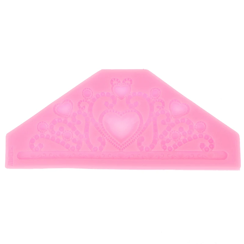 1pc Silicone Princess Crown Mould Cake Decorating Tool Chocolate Candy Fondant Molds Mayitr Baking | Дом и сад