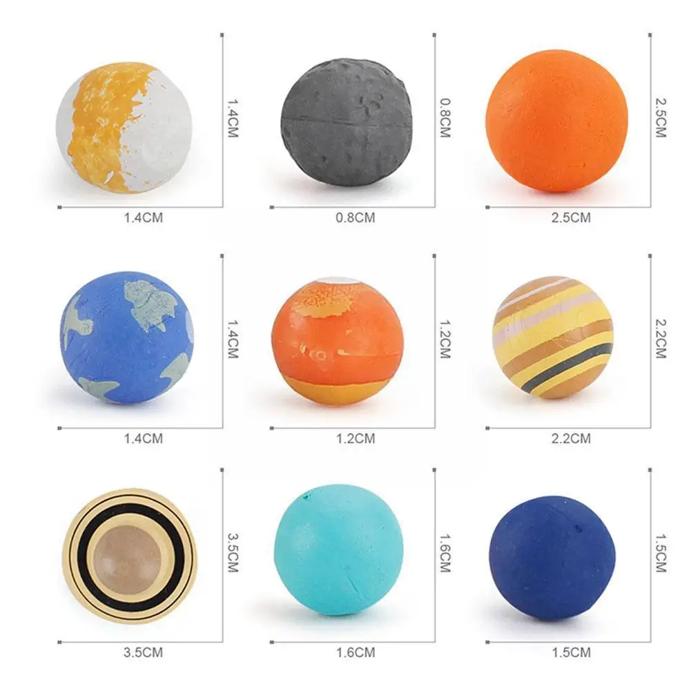

9pcs/set Cosmic Planet Model Children's Science And Model Toys Education Universe Kids Toys Educational Home Simulation Sci M0T2