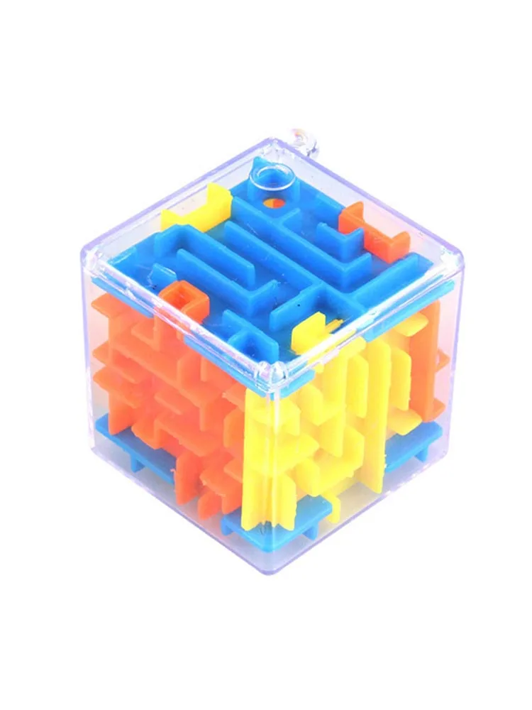 Пластиковые кубики лабиринт мини 3d Волшебные Детские лабиринтные игры