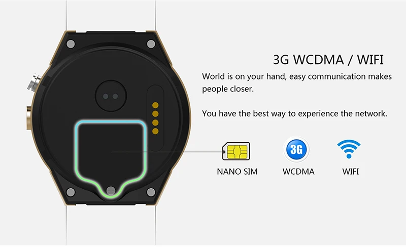 Смарт-часы KW88 Pro Android 7 0 1 Гб + 16 Bluetooth wifi 3g sim-карта gps Smartwatch 400*400 экран с 2 Мп камерой