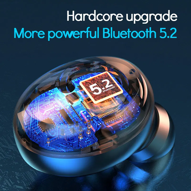 TWS-стереонаушники F9 с поддержкой Bluetooth и зарядным футляром на 2000 мА · ч |