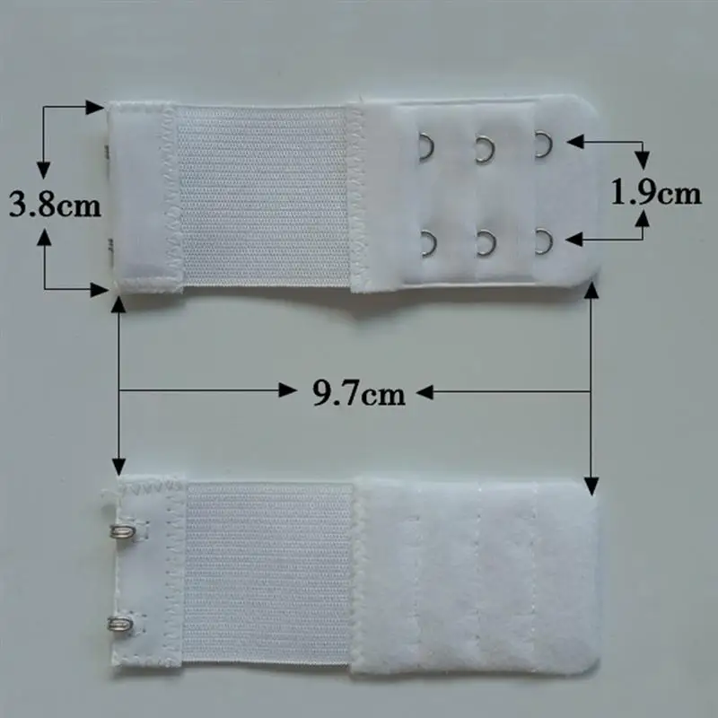 3 шт. Удлинительный крюк для бюстгальтера удлиненный регулируемый бюстгальтер с 2