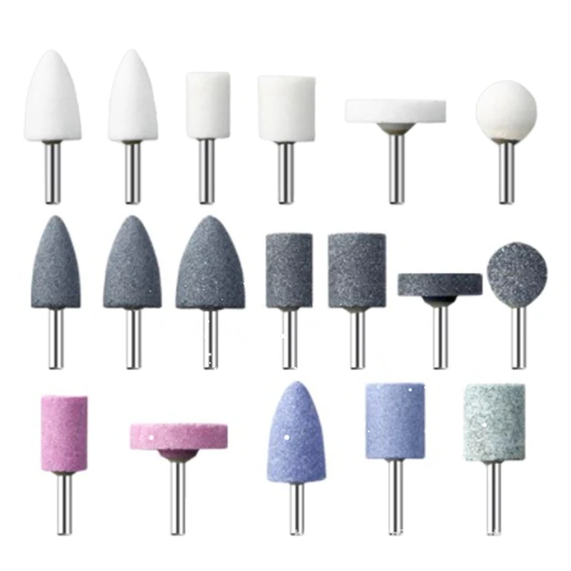 

18 шт. электрическое полированное колесо шлифовальное сверло абразивный роторный инструмент шлифовальный круг для дрели (прибл. 6 мм) хвосто...