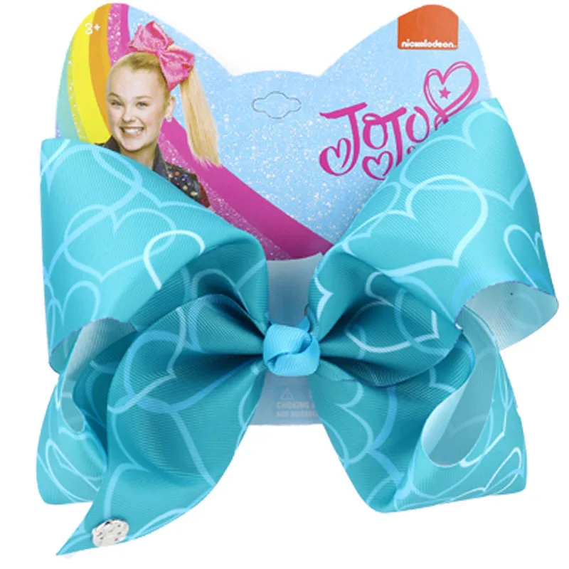 Детские головные уборы Jojo Siwa банты для волос девочек с зажимом крокодил заколка