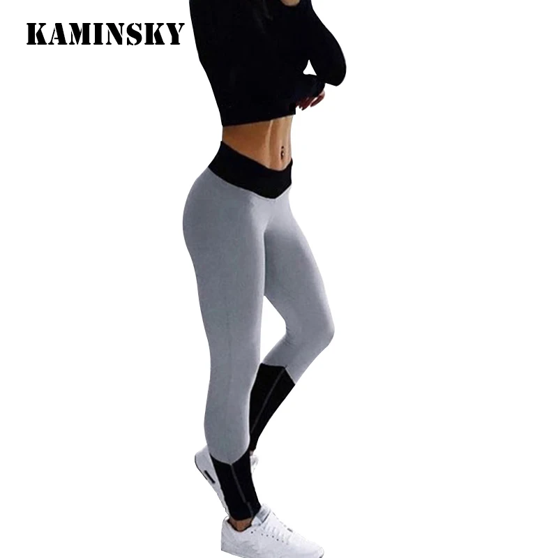 Женские облегающие леггинсы длинные штаны для тренировок с высокой талией