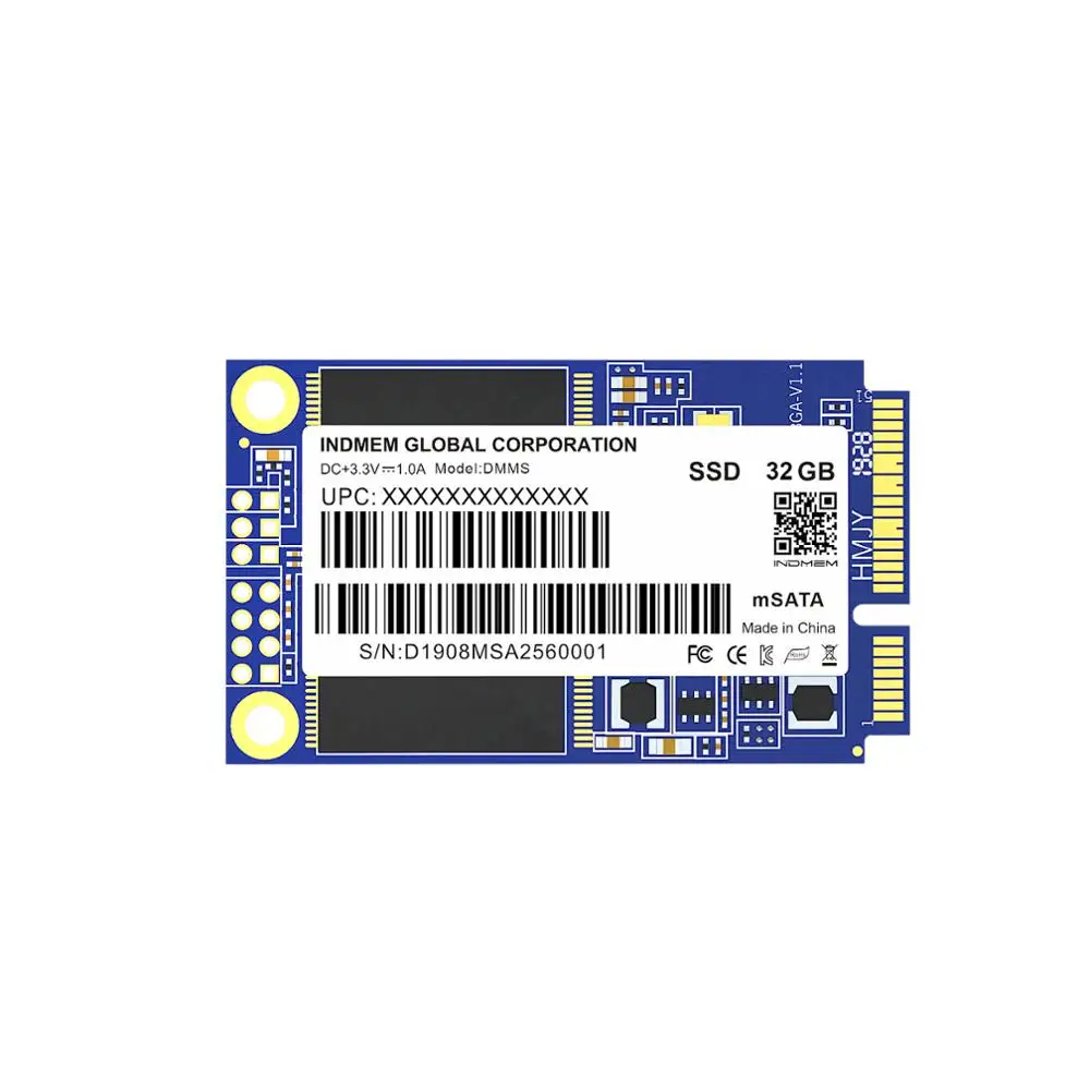 Твердотельный накопитель INDMEM mSata MLC SSD Sata 256 ГБ 128 Гб 64 32 HD жесткий диск 120 240 512