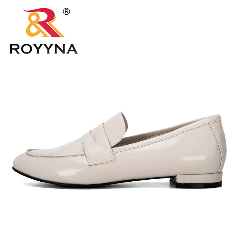 Женские лоферы на низком каблуке ROYYNA яркие повседневные дизайнерские