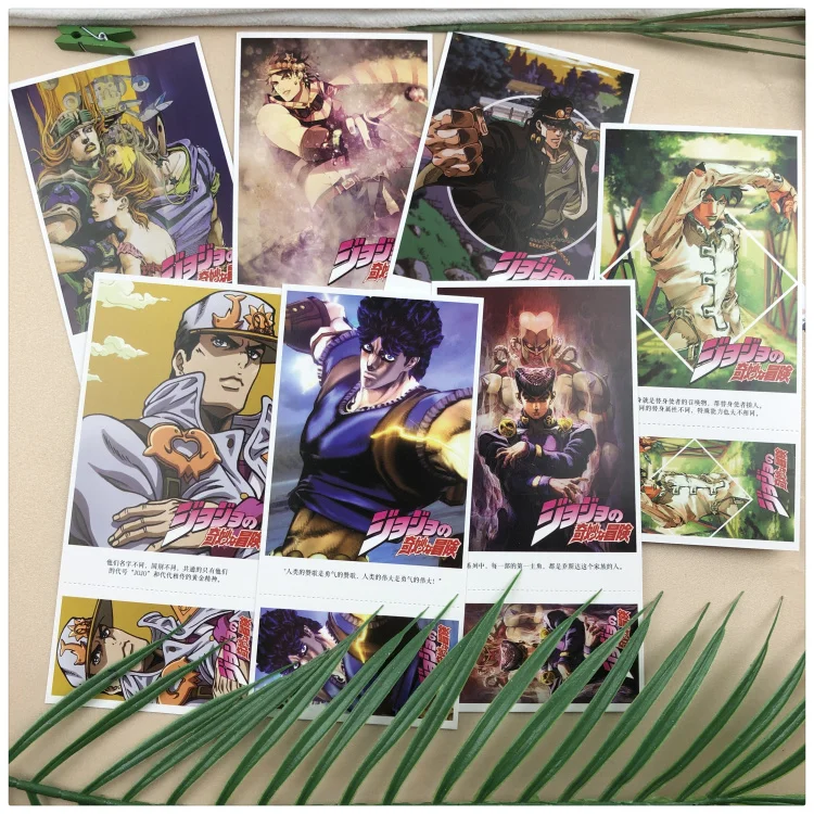 340 шт./компл. аниме JoJo невероятное приключение Почтовые открытки фигурка из Astroboy