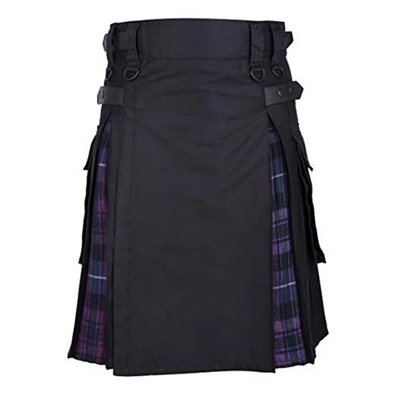 2020 Горячая шотландская Мужская Kilt традиционный клетчатый пояс плиссированная