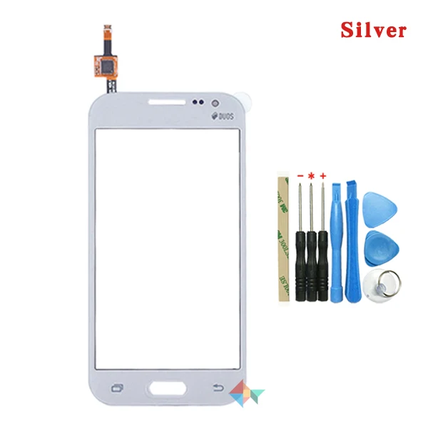 G360 silver WithTool Для samsung Galaxy DUOS Core Prime G360 G360H G3608 G361 G361H G361F сенсорный экран дигитайзер Переднее стекло объектив сенсорная панель - Цвет: G360 silver WithTool