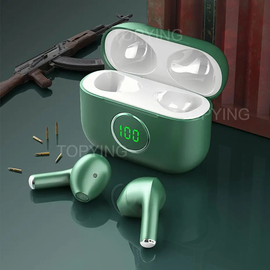 

NEW TWS Wireless Earphone Bluetooth 5.2 Dual Stereo Noise Reduction Bass Touch Control Earbuds Long Standby Headphone With Mic