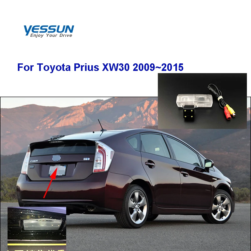 

Yessun HD CCD Night Vision Car Rear View Reverse Backup Camera Waterproof For Toyota Prius XW30 2009~2015