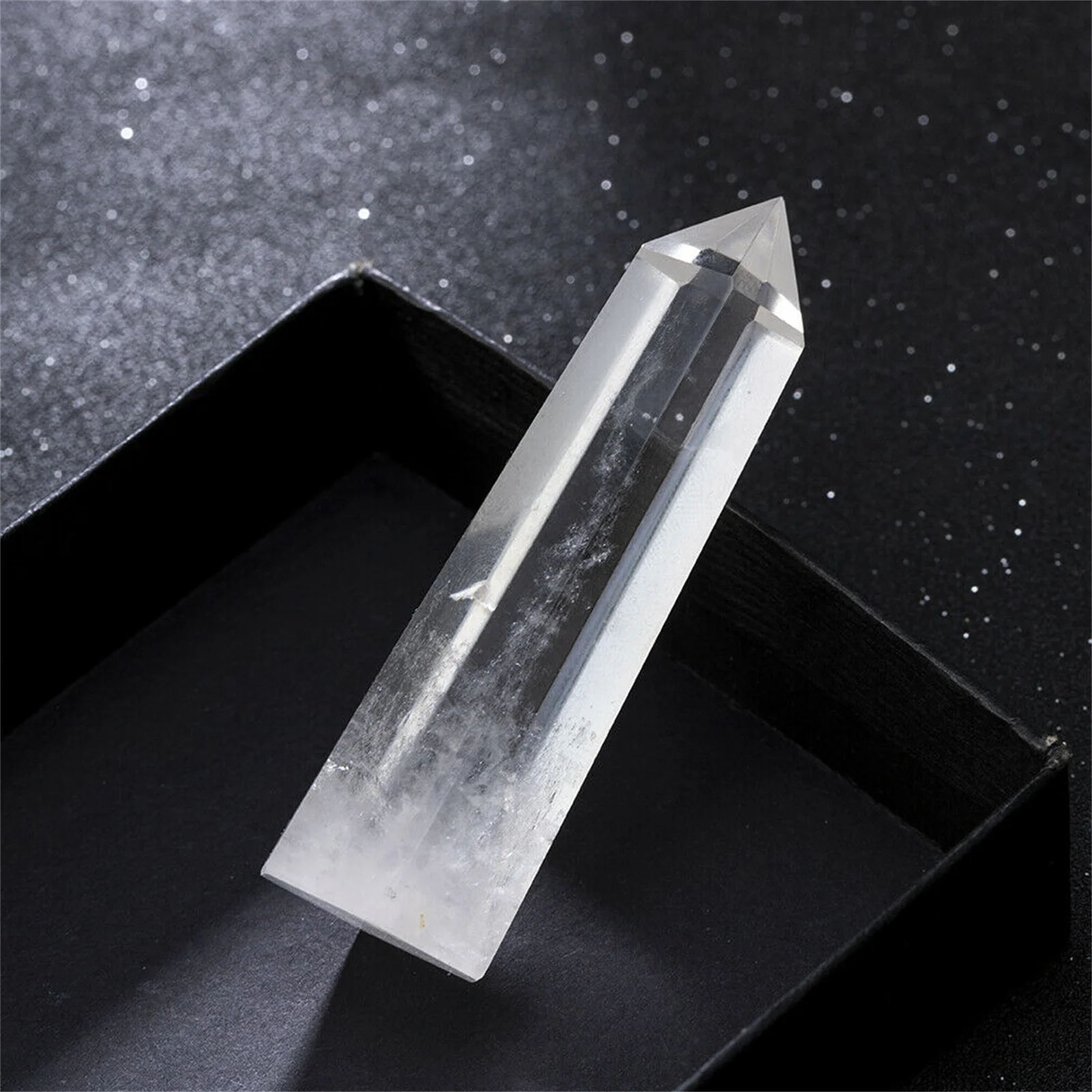 

NATURAL HIGH TEMPERATURE WHITE CRYSTAL COLUMN REIKI HEALING