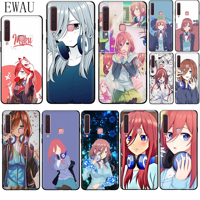 Силиконовый чехол для телефона EWAU Nakano miku gotouпучок no Hanayome Samsung A2 Core A5 A6 plus A7 A8 A9 A10s 20s