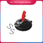 Присоска для автомобильной палатки ABS вакуумный крепкий, присоска, Круглый навес с крючком, фиксированный держатель 13x11,5 см, для кемпинга