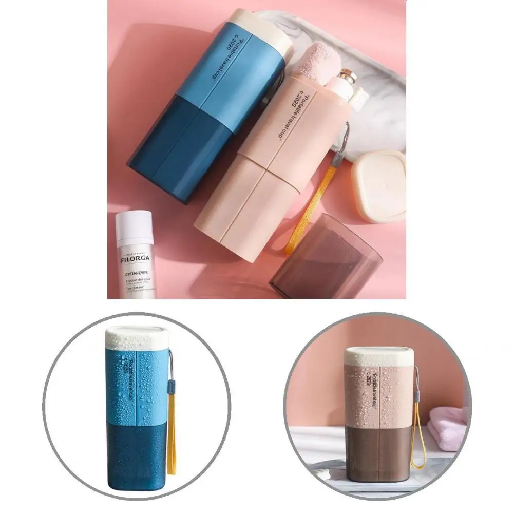 

Well Sealed Practical Brushes Razors Travel Toothbrush Container PP Toothbrush Holder Smooth Edge Bathroom Accessories