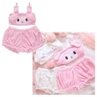 Комплект плюшевого нижнего белья с аниме мультяшными животными My Melody Kuromi Cinnamoroll милый мягкий плюшевый Удобный милый подарок