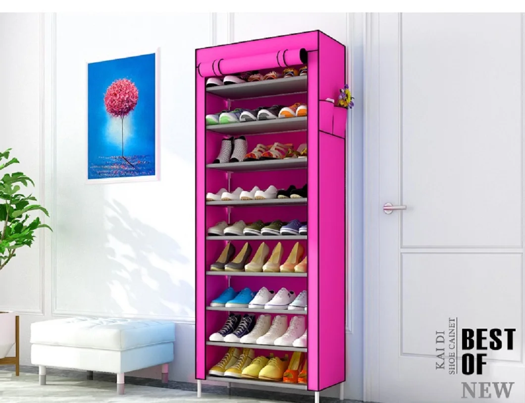 

2021 simple shoe rack multi-layer economical household door dustproof storage artifact indoor shoe rack 001