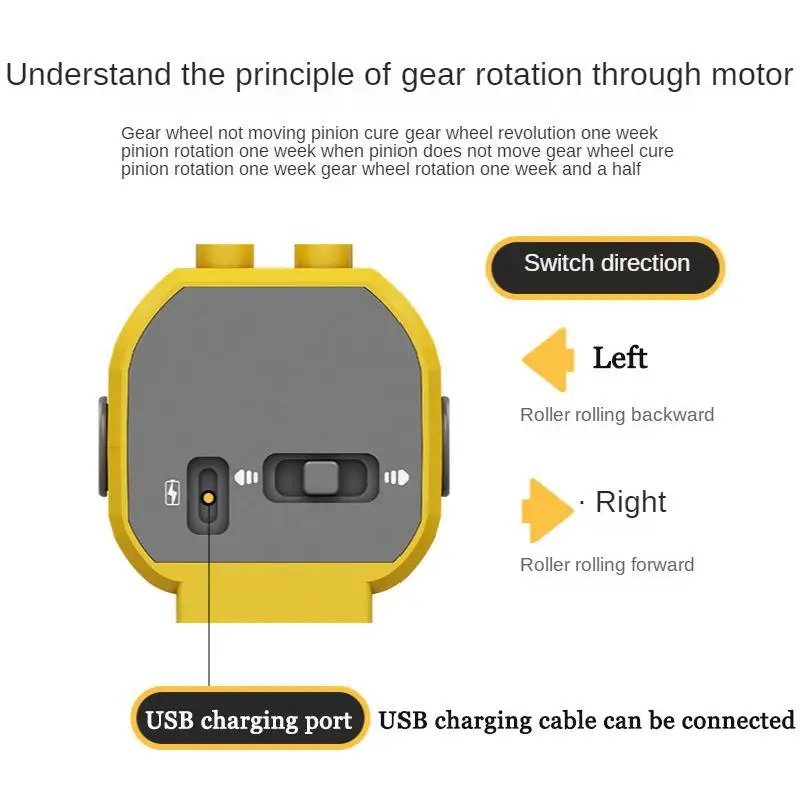 Новый двигатель совместимый с строительными блоками большого размера шестерни s