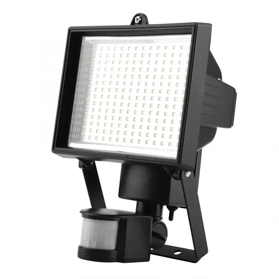 Уличный 196 светодиодный s датчик движения на солнечной энергии настенный