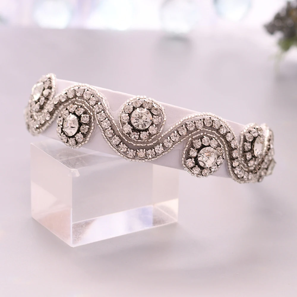 Обруч для волос в стиле барокко с кристаллами | Украшения и аксессуары