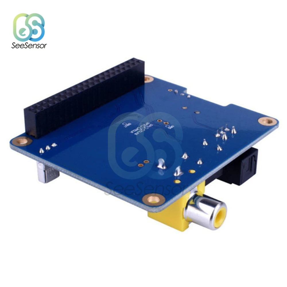 

HIFI DiGi Digital Sound Card Module I2S SPDIF Digital Audio Expansion Board Optical Fiber Module For Raspberry Pi 3/2 Model B
