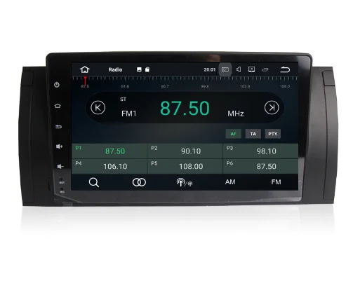 10pcs 9" Android 7.1 Quad Core HD 1024*600 Screen 1 DIN Car DVD GPS 9 inch Radio Stereo For BMW/E53 E39 X5 wifi 4G USB | Автомобили и