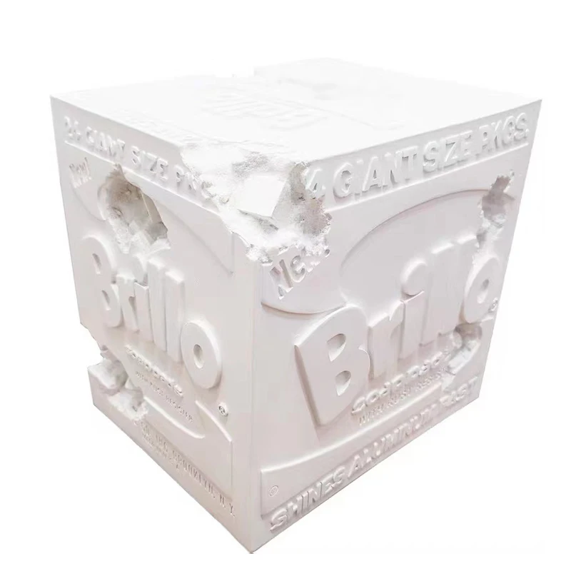 

30cm Brill Trendy Box Stool Resin Figure Decoration Doll