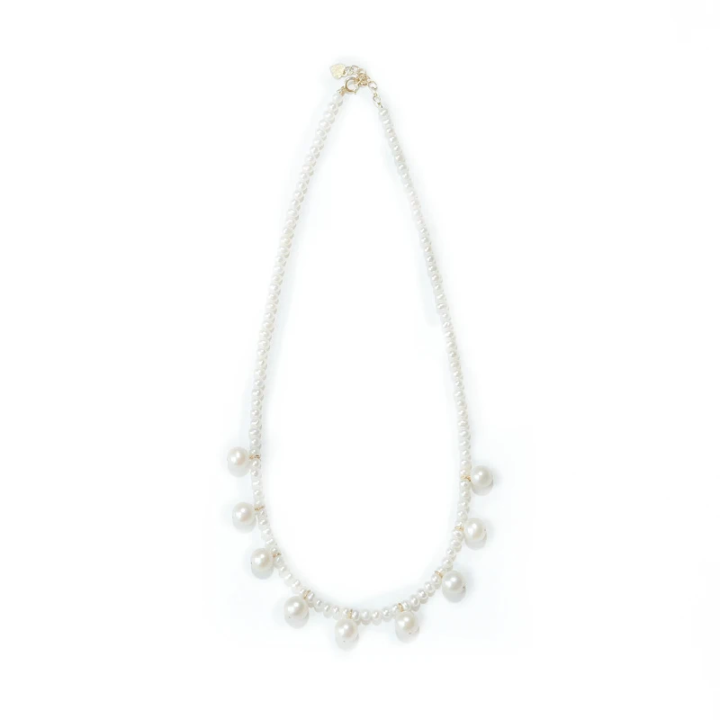 

GREEN PURPLE Natural Fresh Water Pearl Pendant Necklace For Women Wedding Engagement Handmade Sweater Necklace Jewelry Naszyjnik