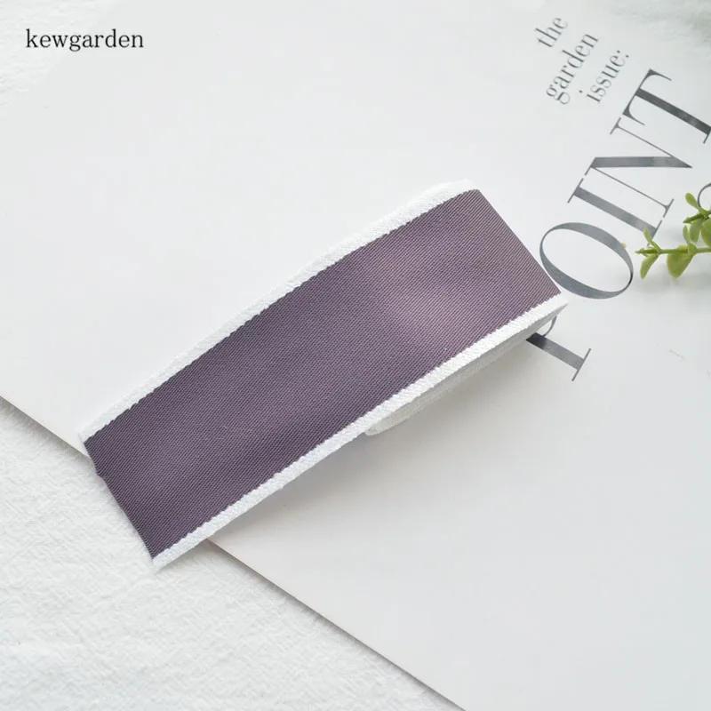 Kewgarden Hair Edge Cotton тканевые ленты 38 мм 1 5 дюйма вручную изготовленная лента DIY Hairbow