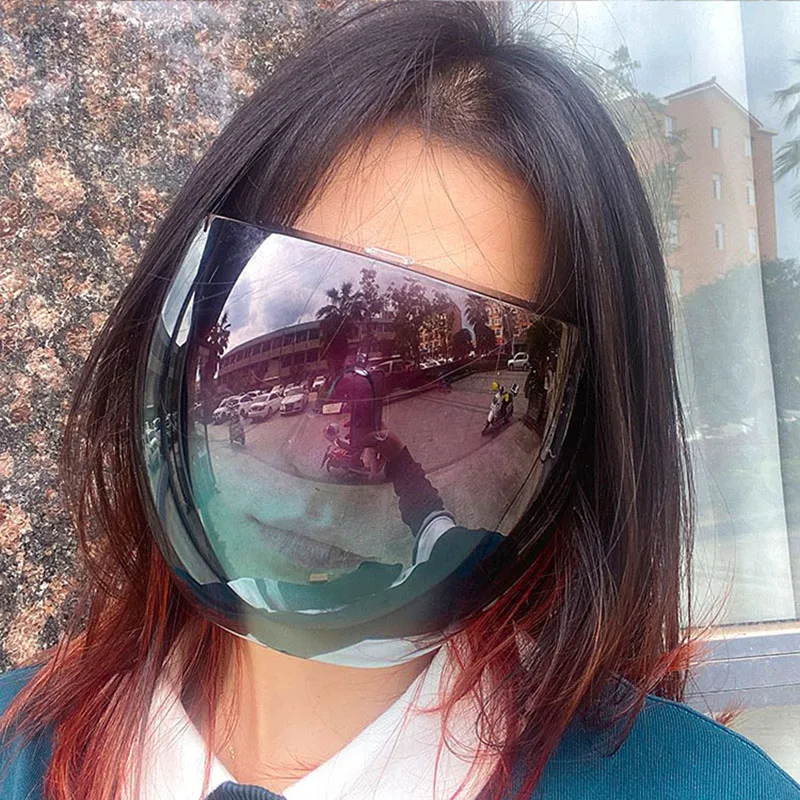 

Sunglasses Women Men Protective Faceshield Glasses Goggles Full Face Covered Spherical Lens Anti-Spray Safety Sunglasses