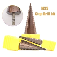 4 12 4 20 4 32mm m35 5 cobalt step drill bit hss co high speed steel cone metal drill bit tool hole cutter for stainless steel