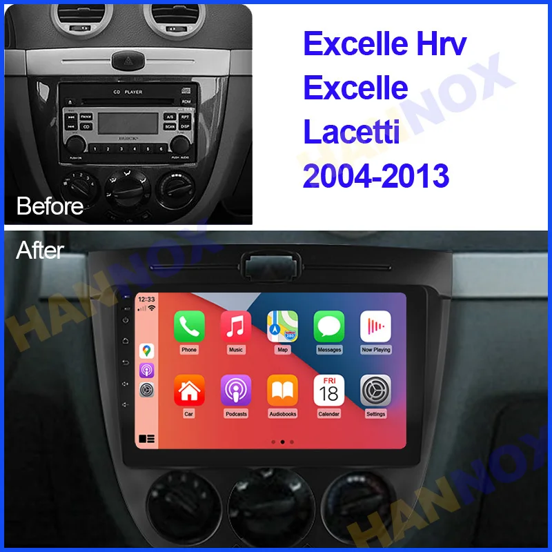 Автомагнитола hannox 2din Android GPS мультимедийный плеер рамка для Chevrolet Lacetti J200 BUICK Excelle Hrv