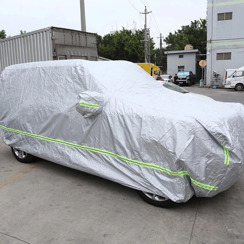 

Polyester Taffeta for Land Rover Discovery 4/5 LR4 LR5 Car Cover Indoor Outdoor Sunscreen Heat UV Snow Sun Protection Dust Proof