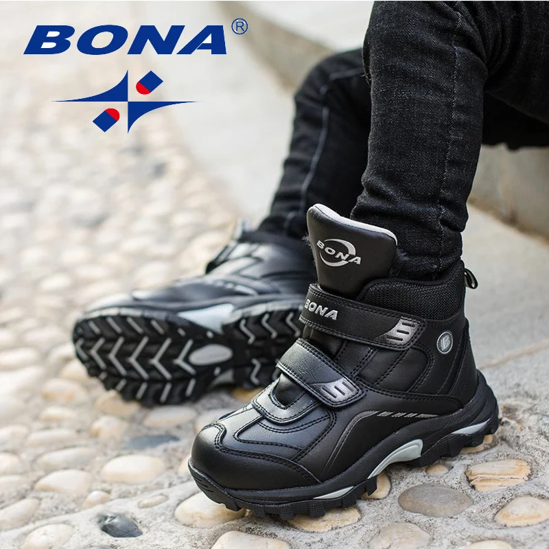 BONA/Новое поступление типичный стиль детская обувь Rninng ботинки с круглым носком