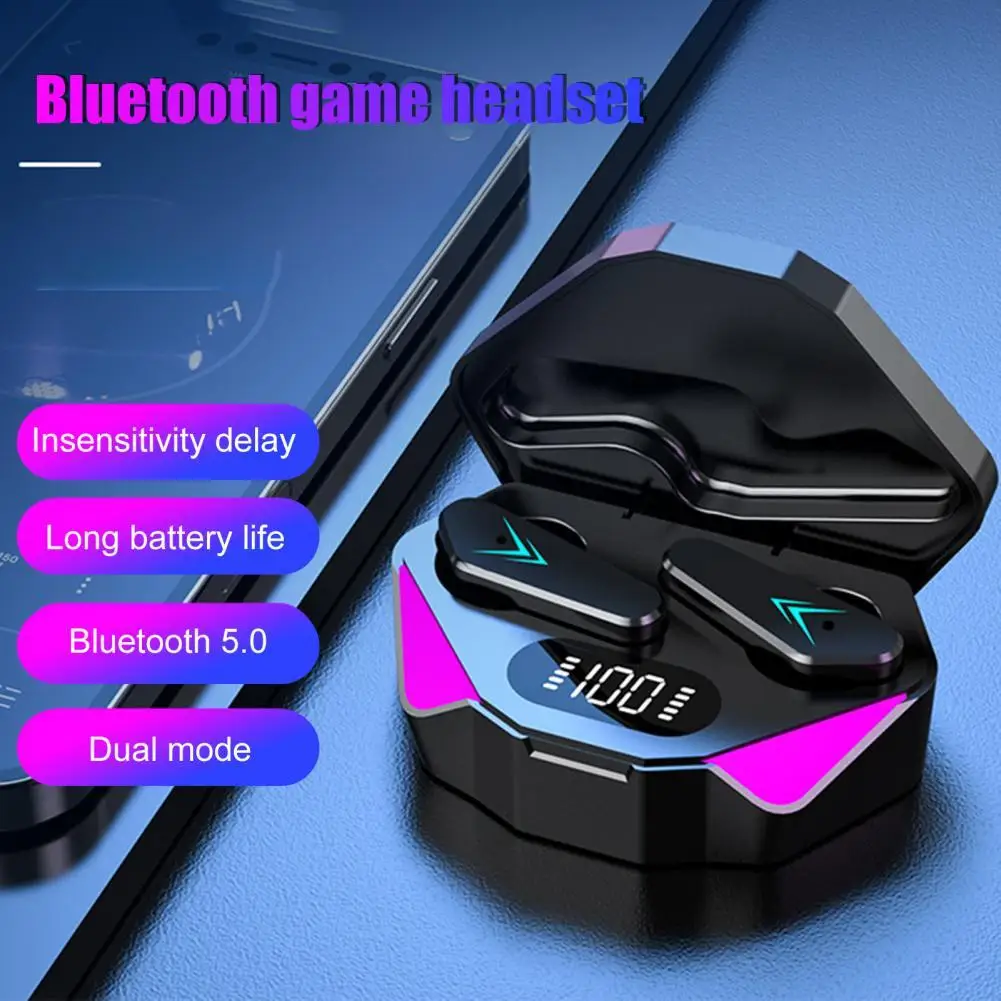 

TWS-наушники X15 игровые с поддержкой Bluetooth 5,0 и микрофоном