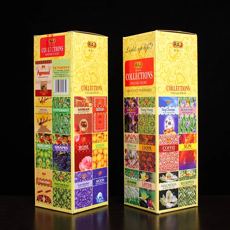 Смешанные запахи, индийские ароматические палочки,, оптом, 8 палочек для благовоний, буддийские ароматы для дома, Прямая поставка