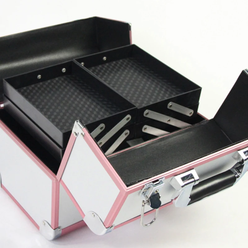 Большой Размеры органайзер для косметики Портативный макияж ящик костюм чехол